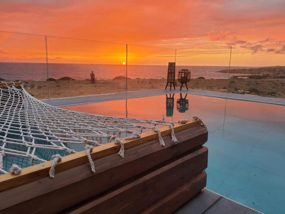 Tramonto Luxury Villa No2 - Breathtaking Sunset View Foinikion Bagian luar foto