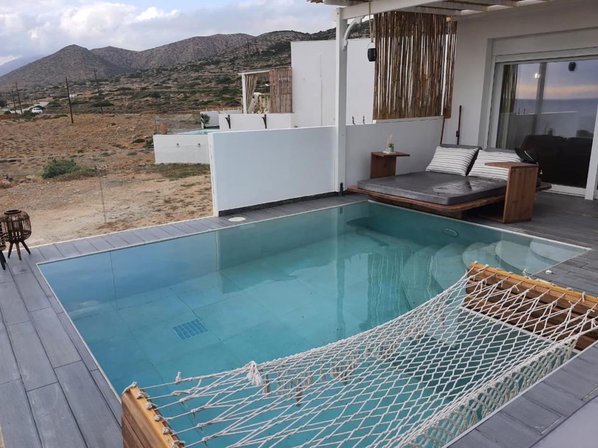 Tramonto Luxury Villa No2 - Breathtaking Sunset View Foinikion Bagian luar foto