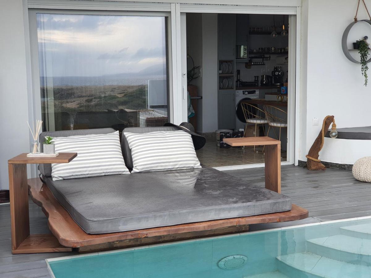 Tramonto Luxury Villa No2 - Breathtaking Sunset View Foinikion Bagian luar foto