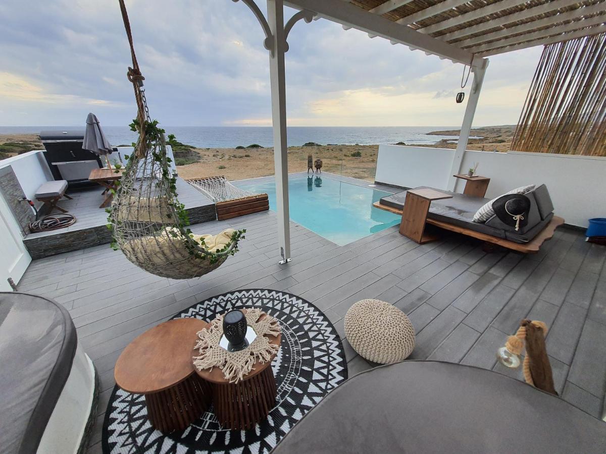 Tramonto Luxury Villa No2 - Breathtaking Sunset View Foinikion Bagian luar foto
