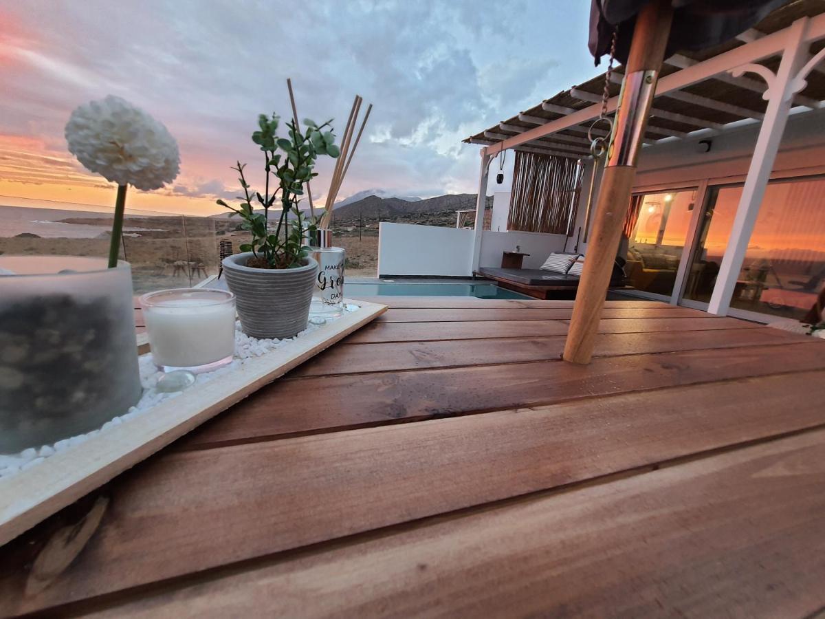 Tramonto Luxury Villa No2 - Breathtaking Sunset View Foinikion Bagian luar foto