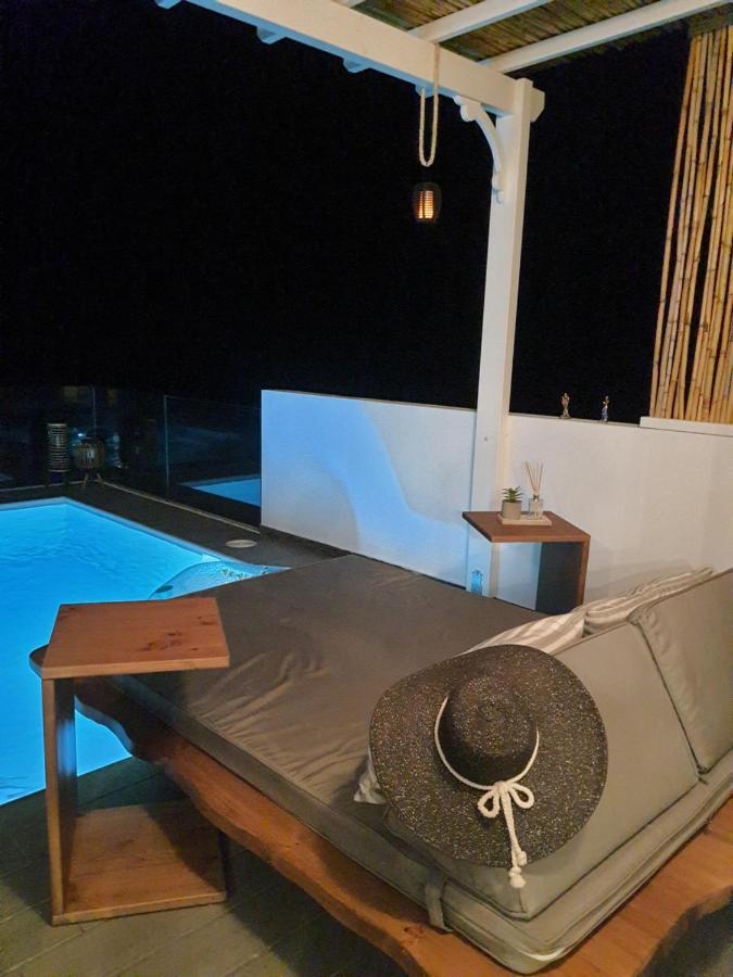 Tramonto Luxury Villa No2 - Breathtaking Sunset View Foinikion Bagian luar foto