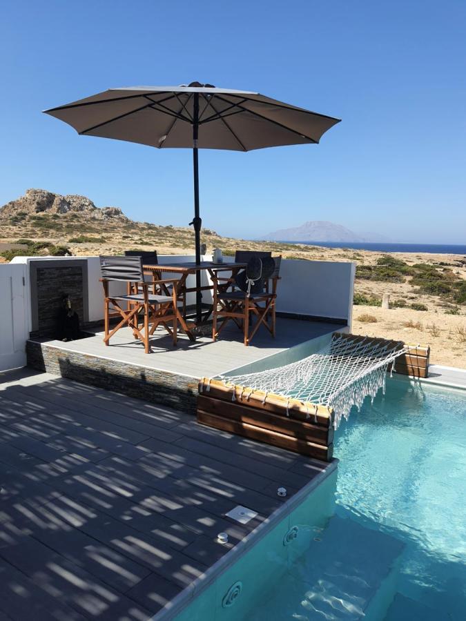 Tramonto Luxury Villa No2 - Breathtaking Sunset View Foinikion Bagian luar foto