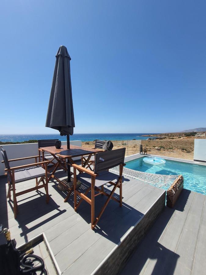 Tramonto Luxury Villa No2 - Breathtaking Sunset View Foinikion Bagian luar foto