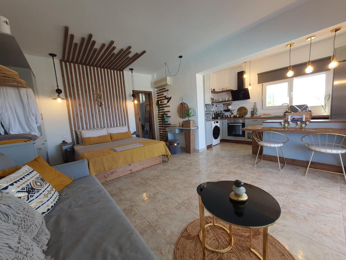 Tramonto Luxury Villa No2 - Breathtaking Sunset View Foinikion Bagian luar foto